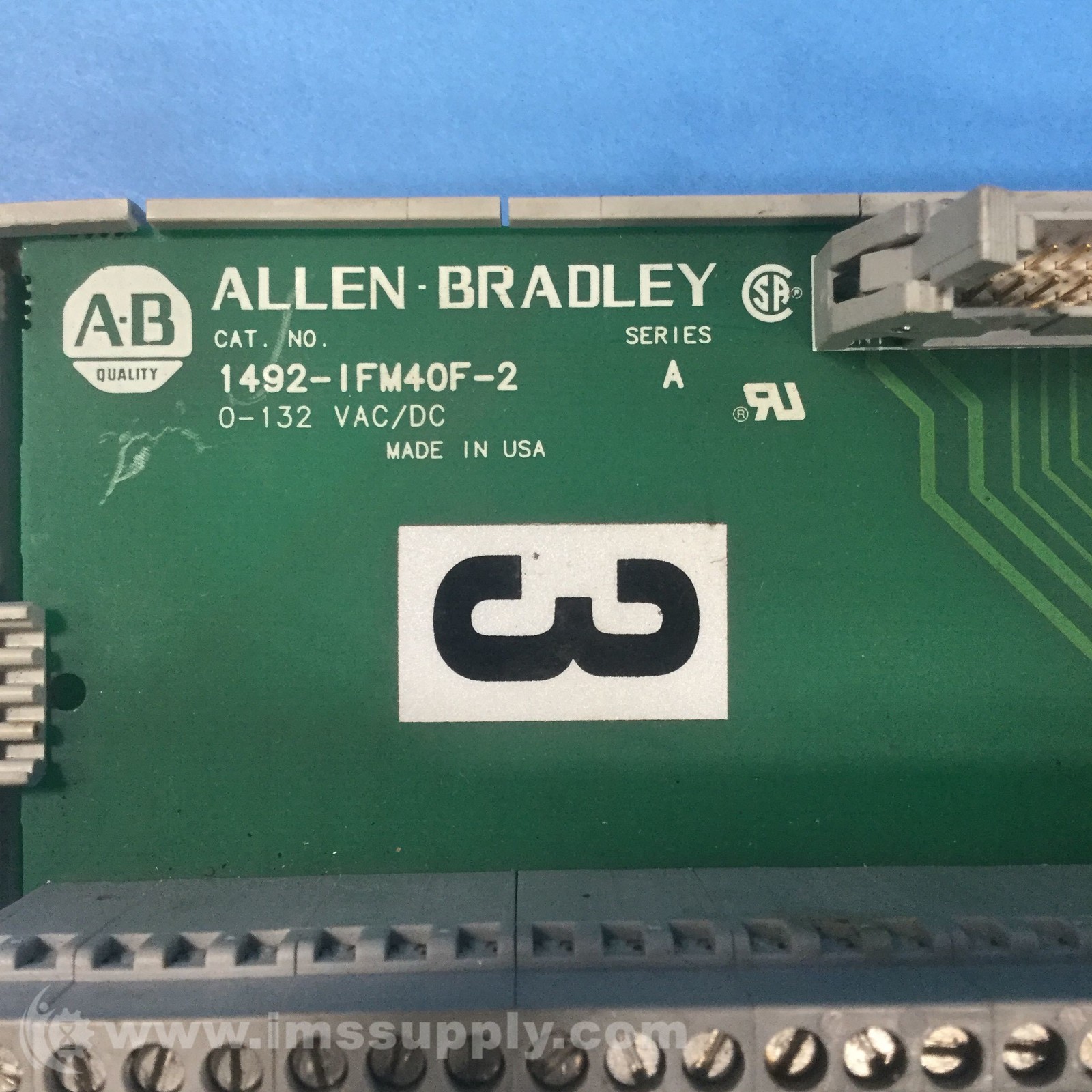 Allen Bradley 1492-IFM40F-2 Series A Interface Module USIP