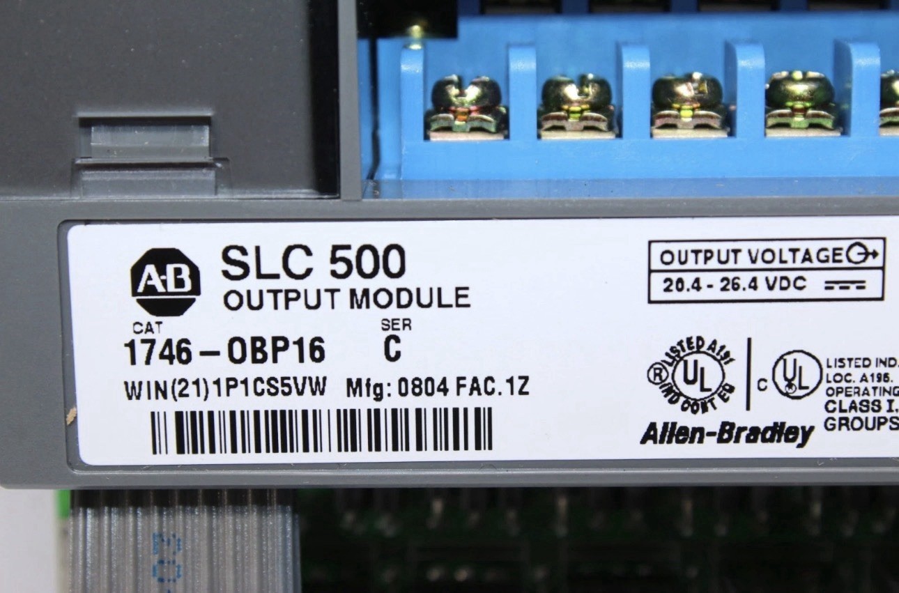Allen-Bradley 1746-OBP16 / 1746OBP16 SLC 500 Digital Output Module Fused. Fast