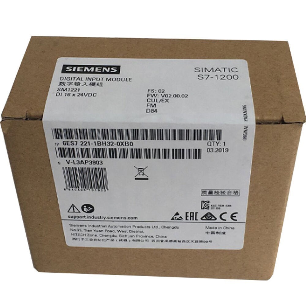 2022 Newest 1 PCS Siemens 6ES7 221-1BH32-0XB0 S7-1200 SM1221 6ES7221-1BH32-0XB0