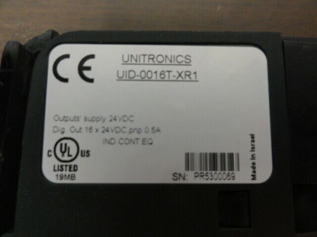 UNITRONICS UniStream UID-0016T Uni I/O Expansion Module, UID-0016T-XR1