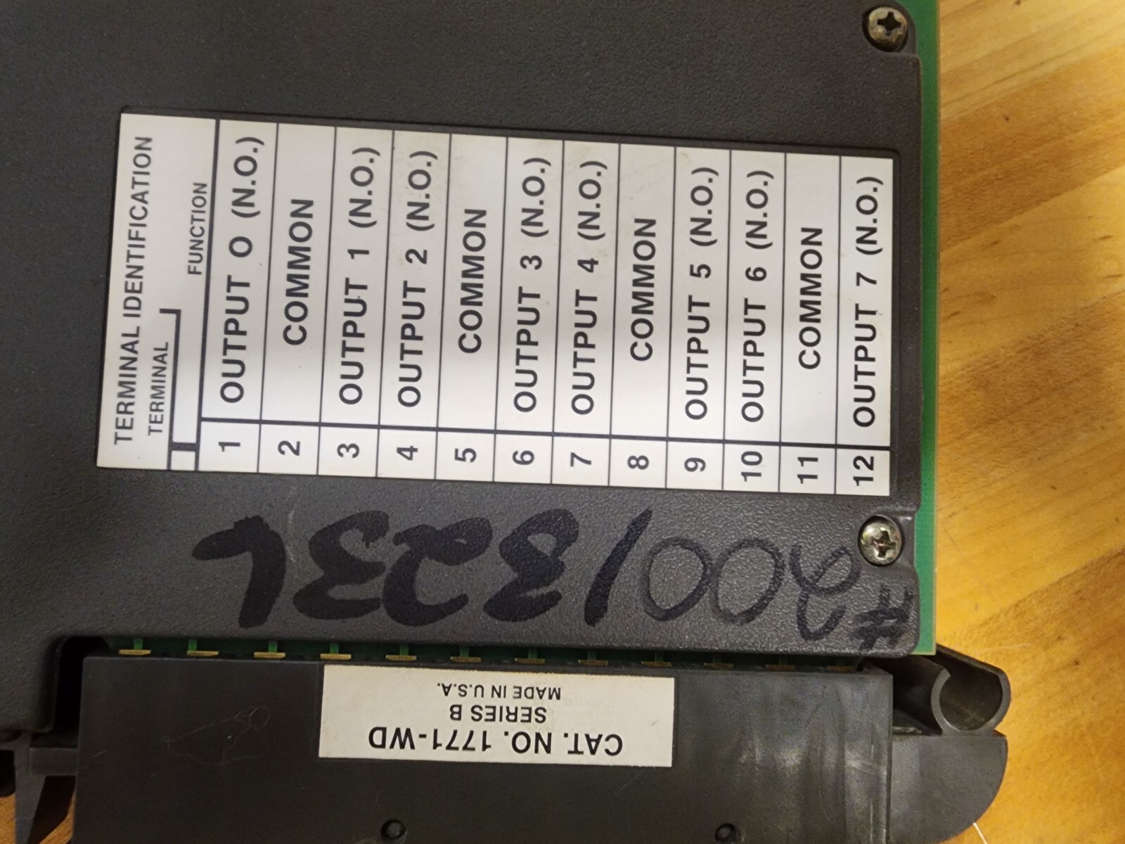 Allen-Bradley 0-24V Contact Output Module, 1771-OZL Rev. C01