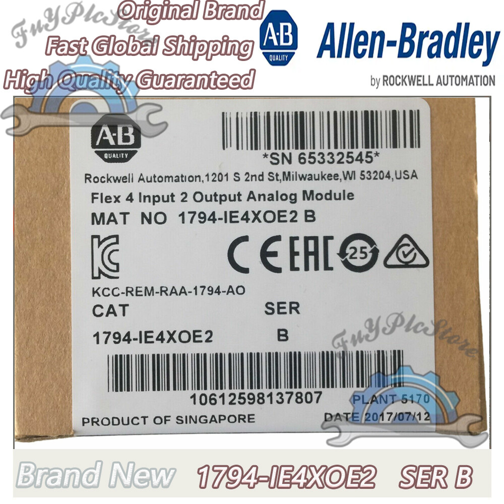 Allen Bradley 1794-IE4XOE2 Ser B Brand New Quality Guaranteed Free Ship