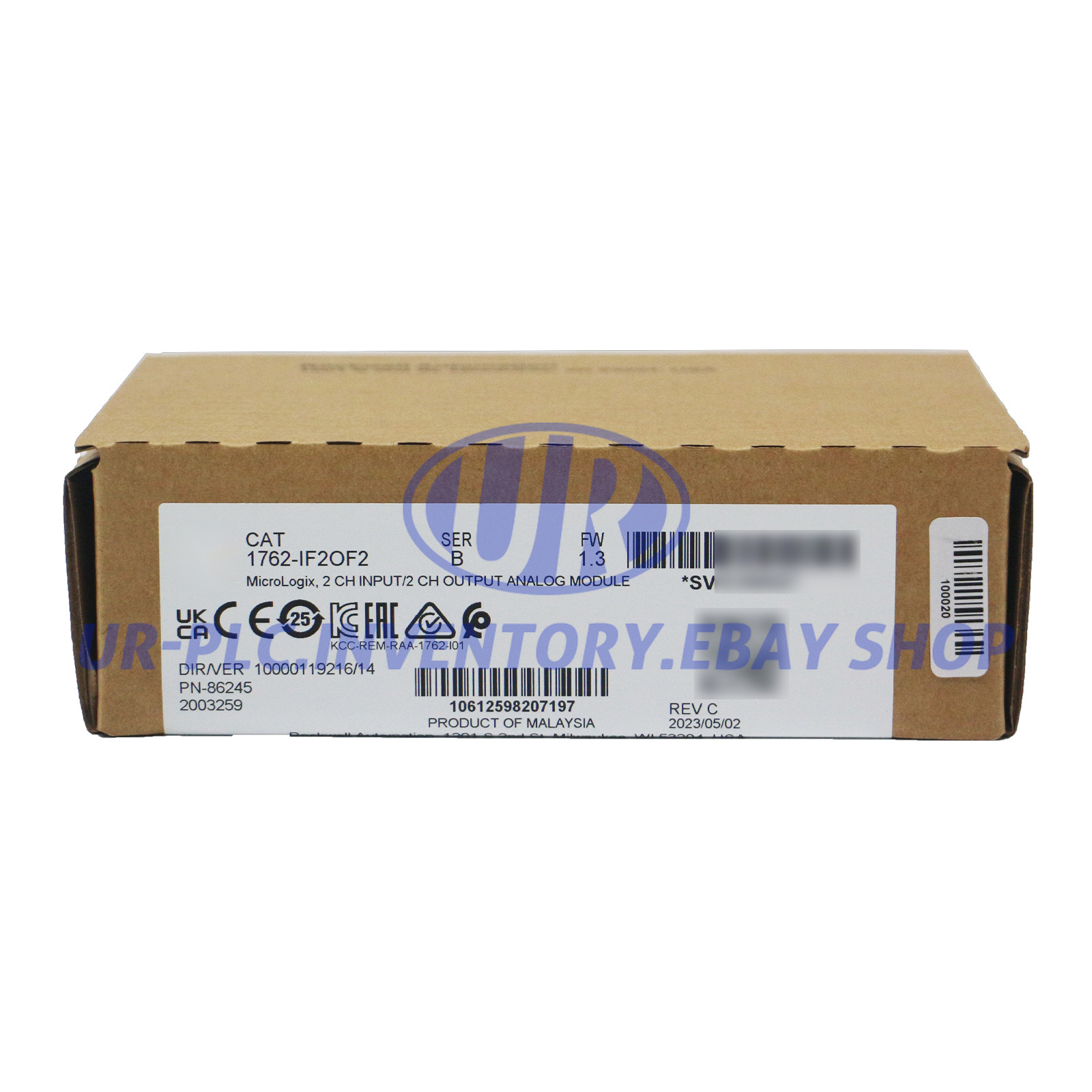 Allen-Bradley 1762-IF2OF2 MicroLogix 4 Point Analog Comb Module Factory Sealed