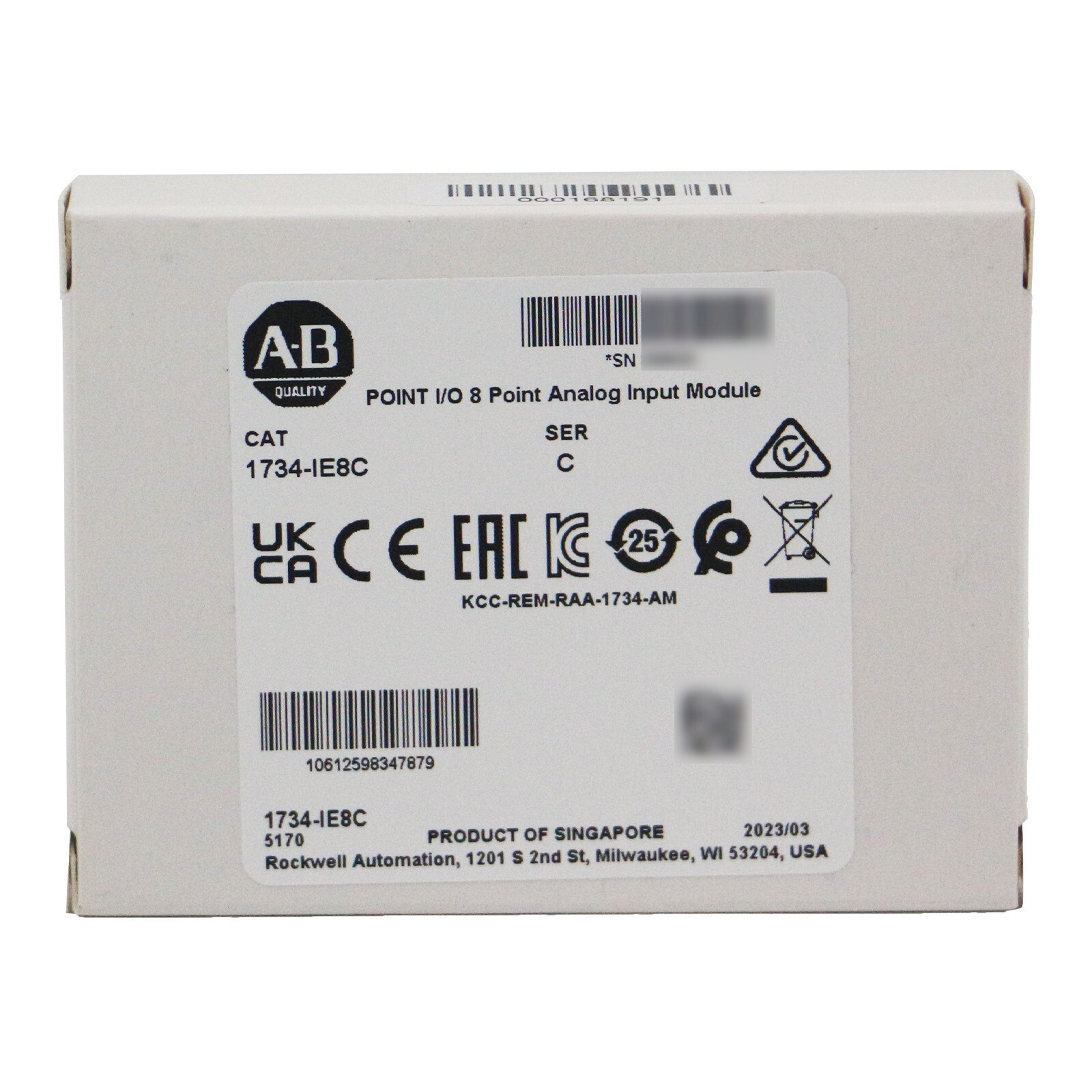 NEW- 1Pc Allen-Bradley 1734-IE8C POINT I/O 8 Point Analog Input Module 1734IE8C