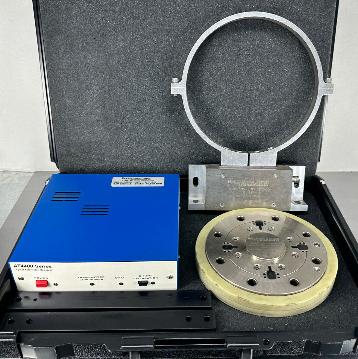 PCB Accumetrics TorkDisc Rotary Torque Sensing System Telemetry 5302D-02A AT4400