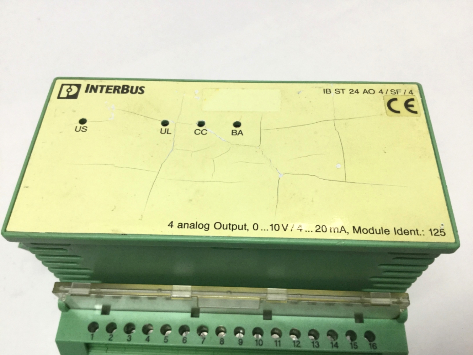 Phoenix Contact IB ST 24 AO 4/SF4 Analog Output Module 4-Channel, 4-20mA, 0-10V