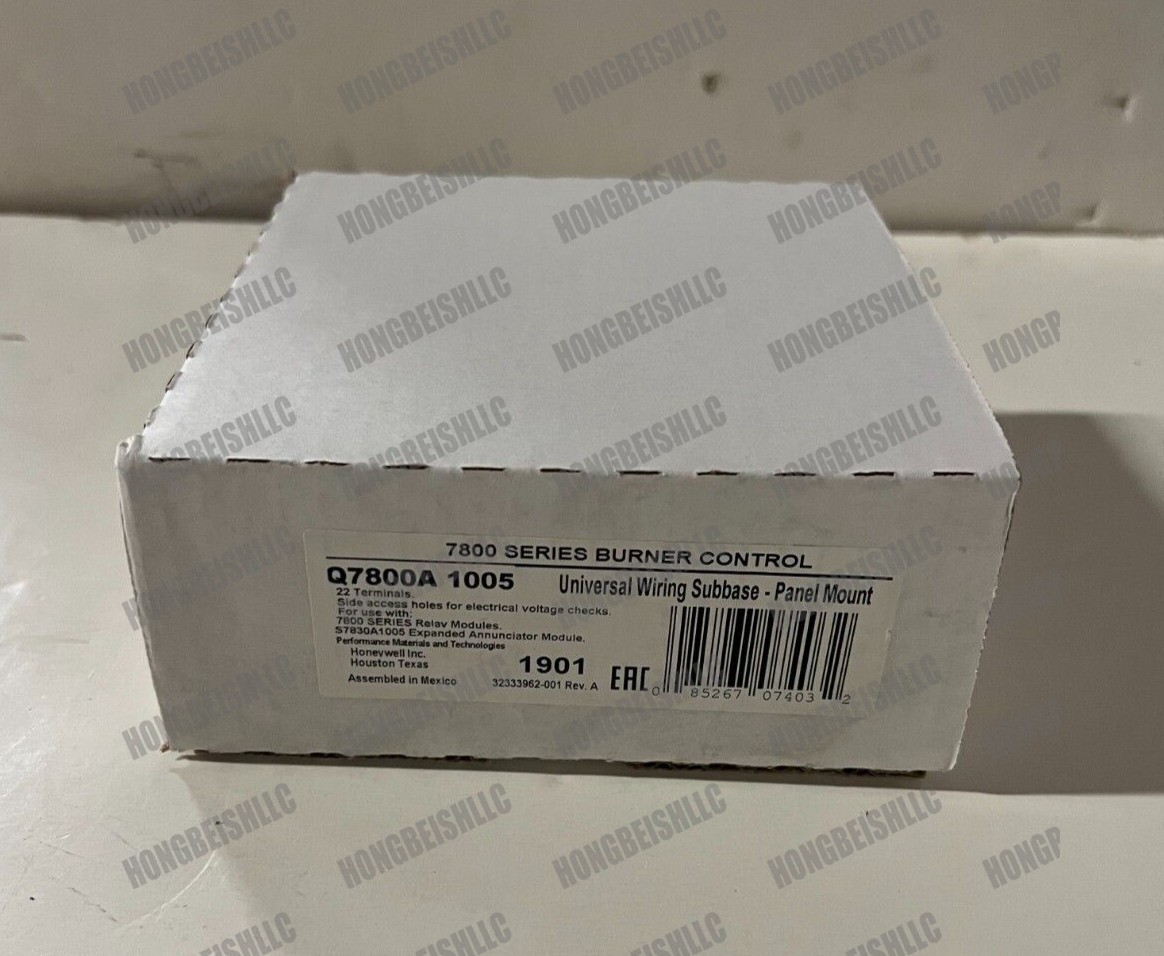 Honeywell Q7800A1005 Terminal Wiring Sub Base Panel Mount Q7800A-1005 New HTJ1