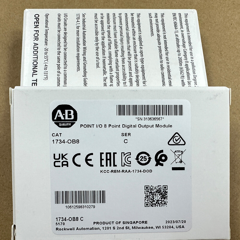 NEW Allen-Bradley 1734-OB8 1734-OB8S 1734-IB8 1734-IB8S Free Shipping US Stock