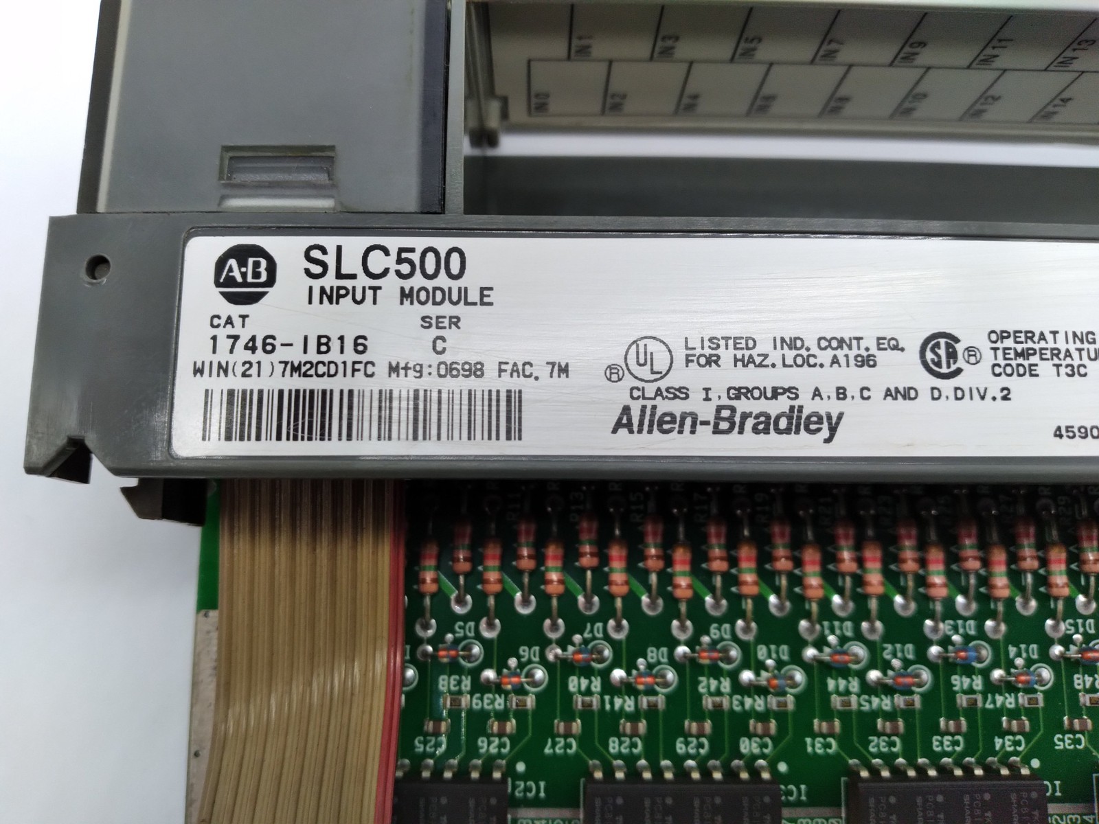 Allen-Bradley 1746-IB16 SER.C SLC 500 Digital 16-Input Module 1