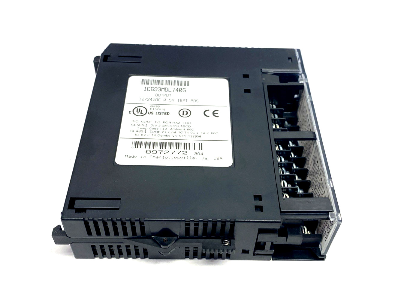 GE Fanuc IC693MDL740G Output Module 12/24VDC 0.5A 16PT POS