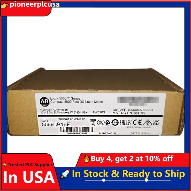 New Allen Bradley 5069-IB16F Compact I/O Input Module AB 5069IB16F US Free Tax