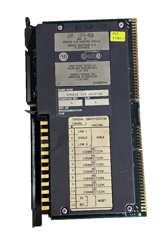 Allen Bradley 1771-ASB Series B Firmware E Remote I/O Adapter Module