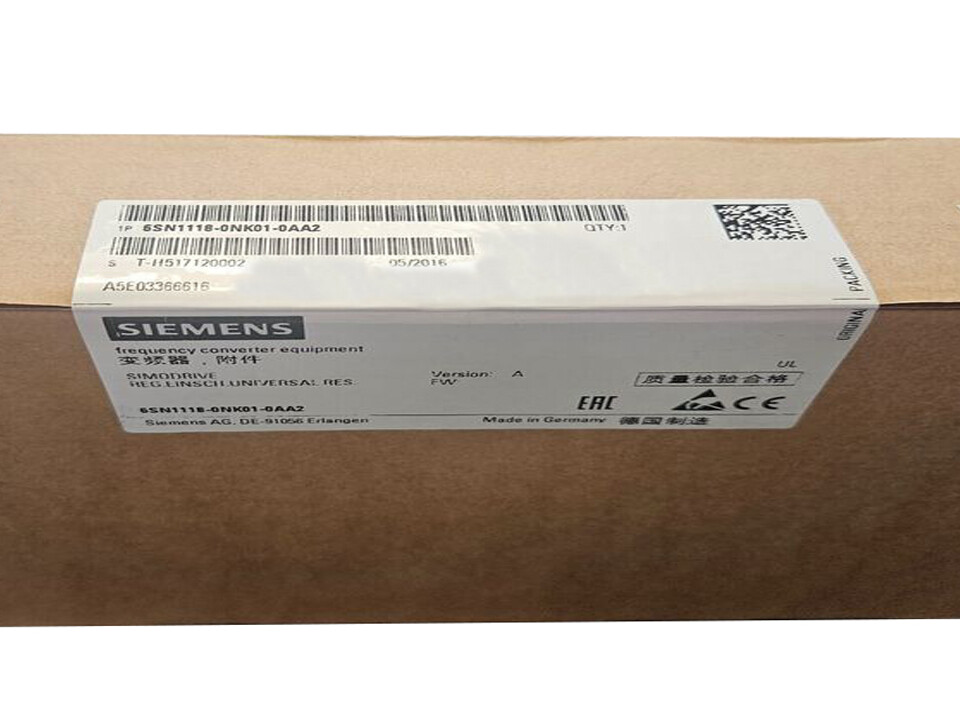6SN1118-0NK01-0AA2 New Siemens SIMODRIVE 611U HRS2 6SN1118-0NK01-0AA2