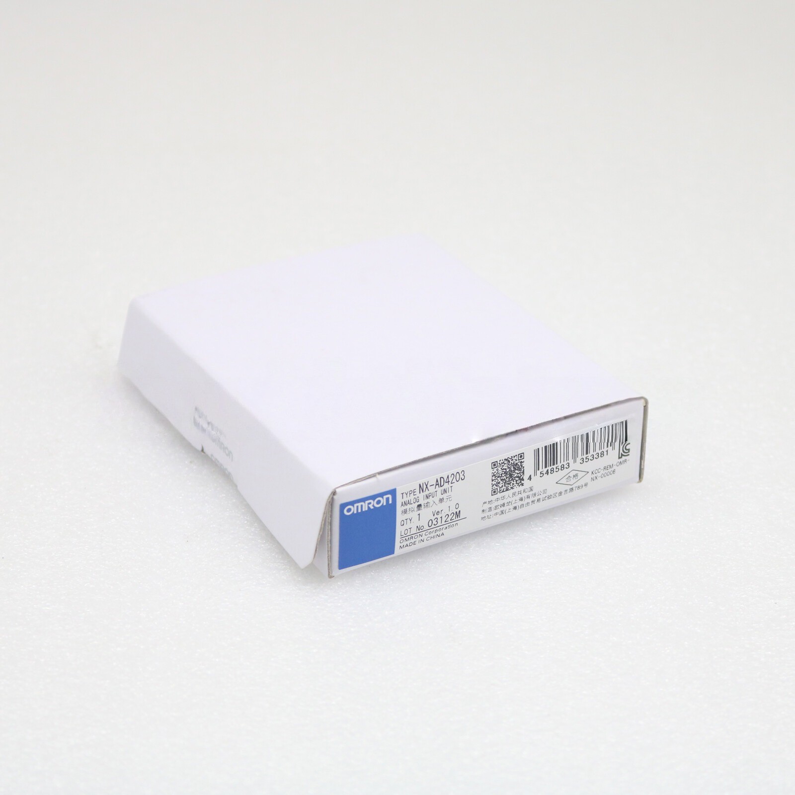 New In Box Omron NX-AD4203 NXAD4203 PLC Analog Input Unit 1 Year Warranty #XR