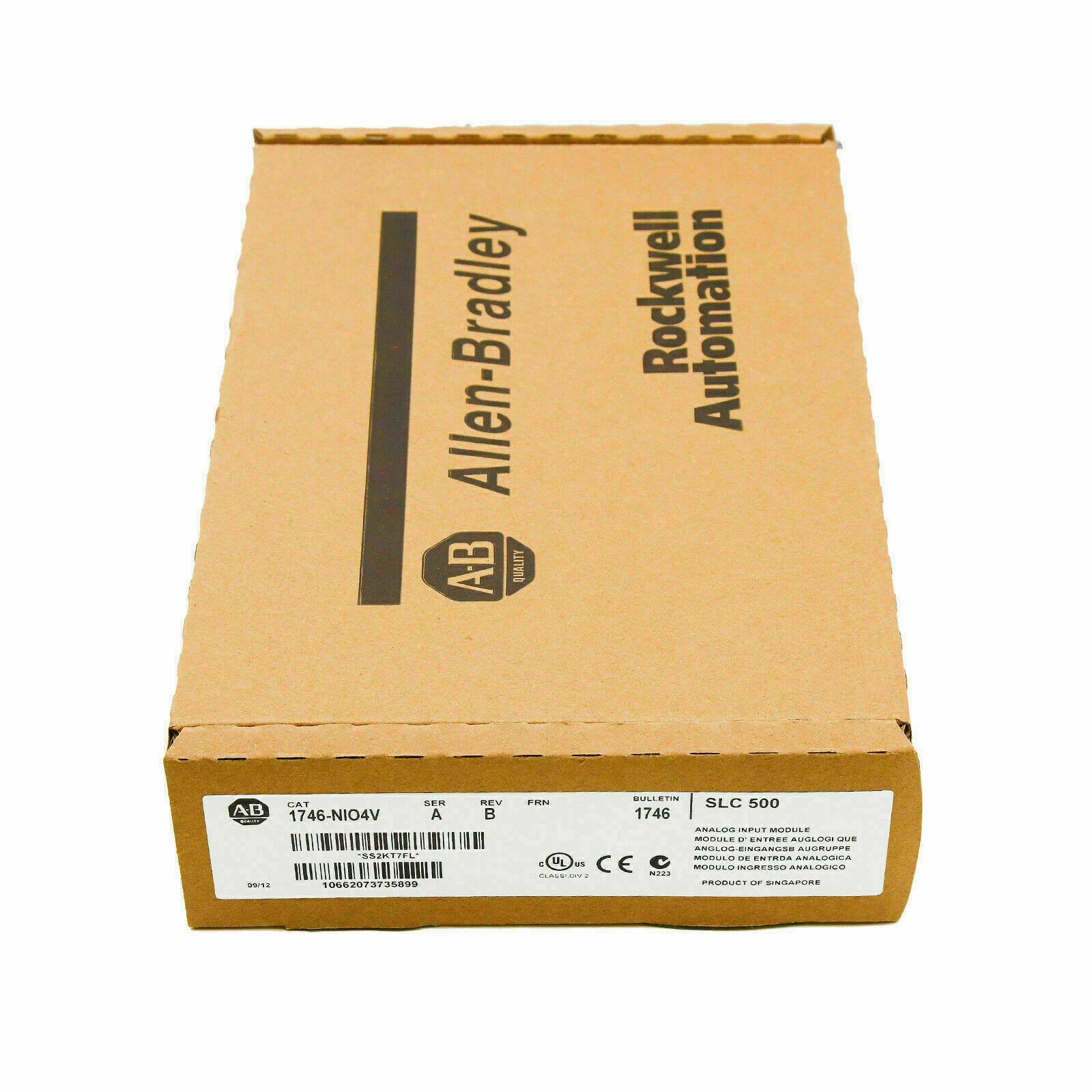 Sealed AB 1746-NIO4V SER A SLC 500 Analog Output Module FAST SHIP US Free Tax