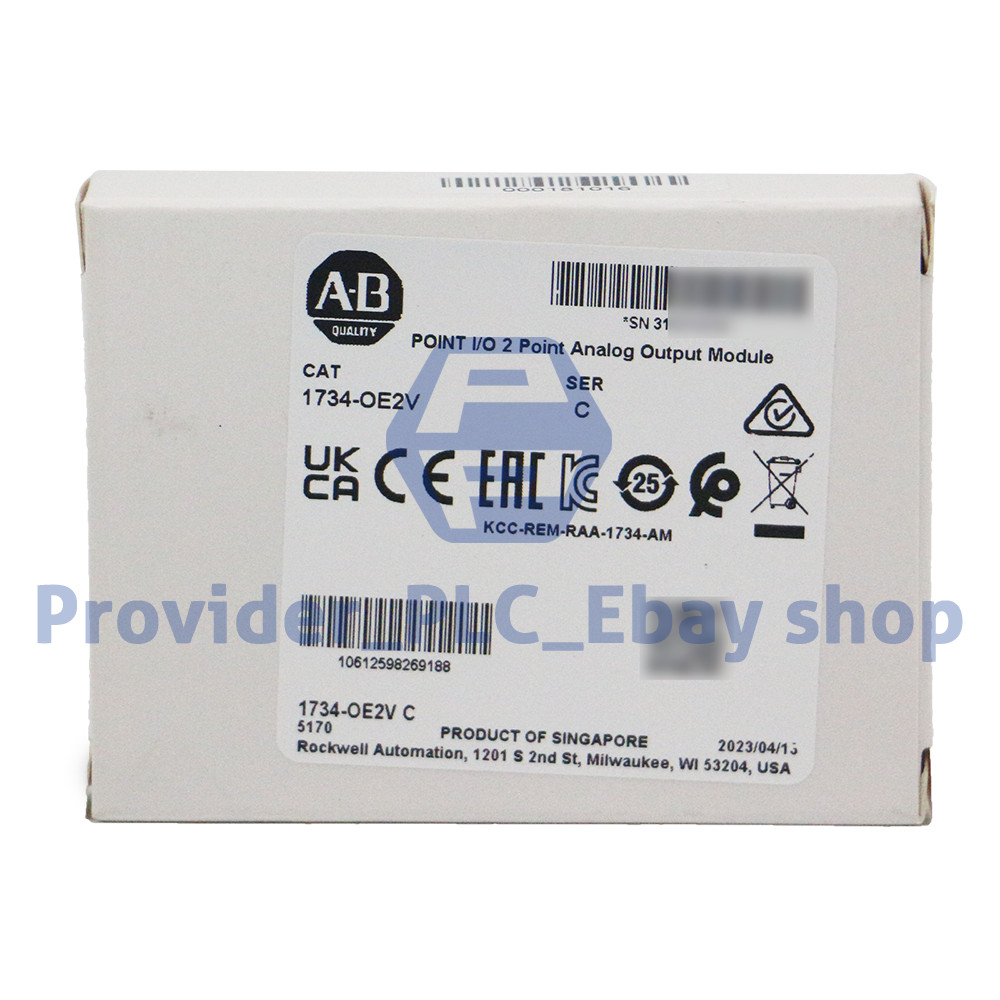 AB 1734-OE2V / C POINT I/O 2 Point Analog Output Module New Factory Sealed