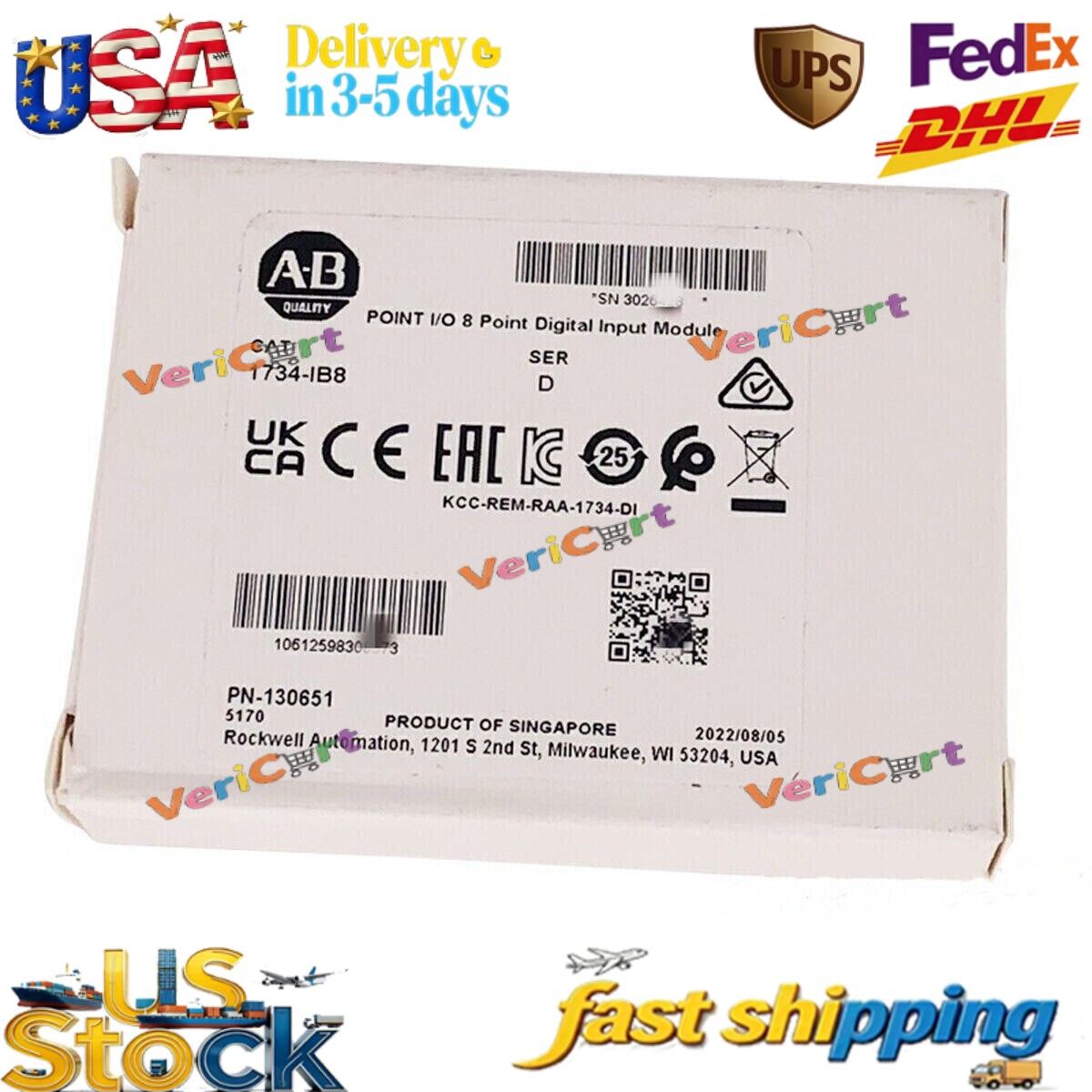 NEW AB 1734-IB8 POINT I/O 8 Point Digital Input Module 1734IB8 US Free Tax