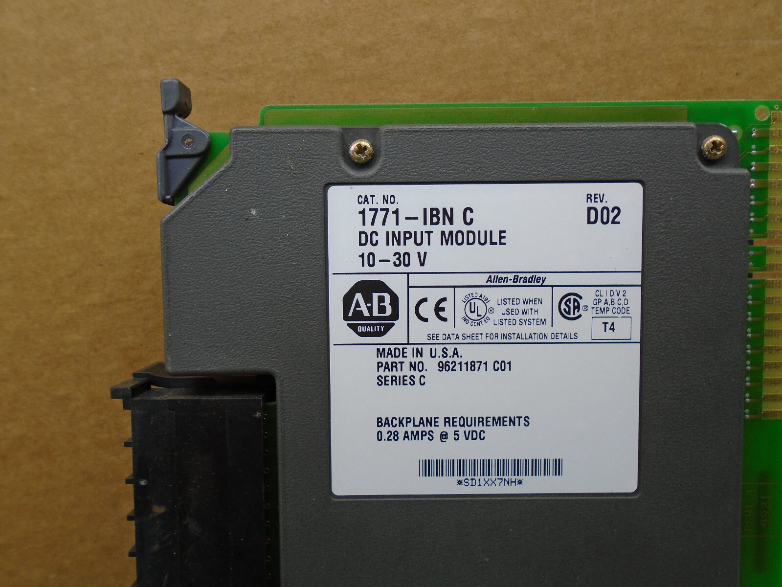 1771-IBN /C & 1771-WN Allen Bradley PLC 5 DC Input Module 1771-IBN W561