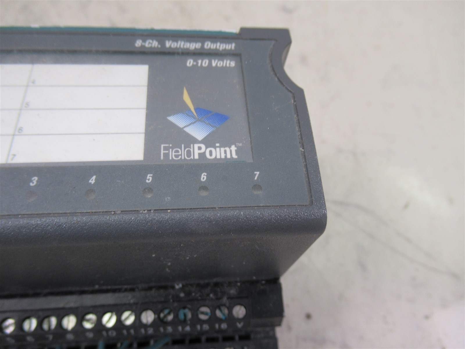 NI FieldPoint FP-AO-210 8-Channel Analog Voltage Output Module w/ Terminal Base