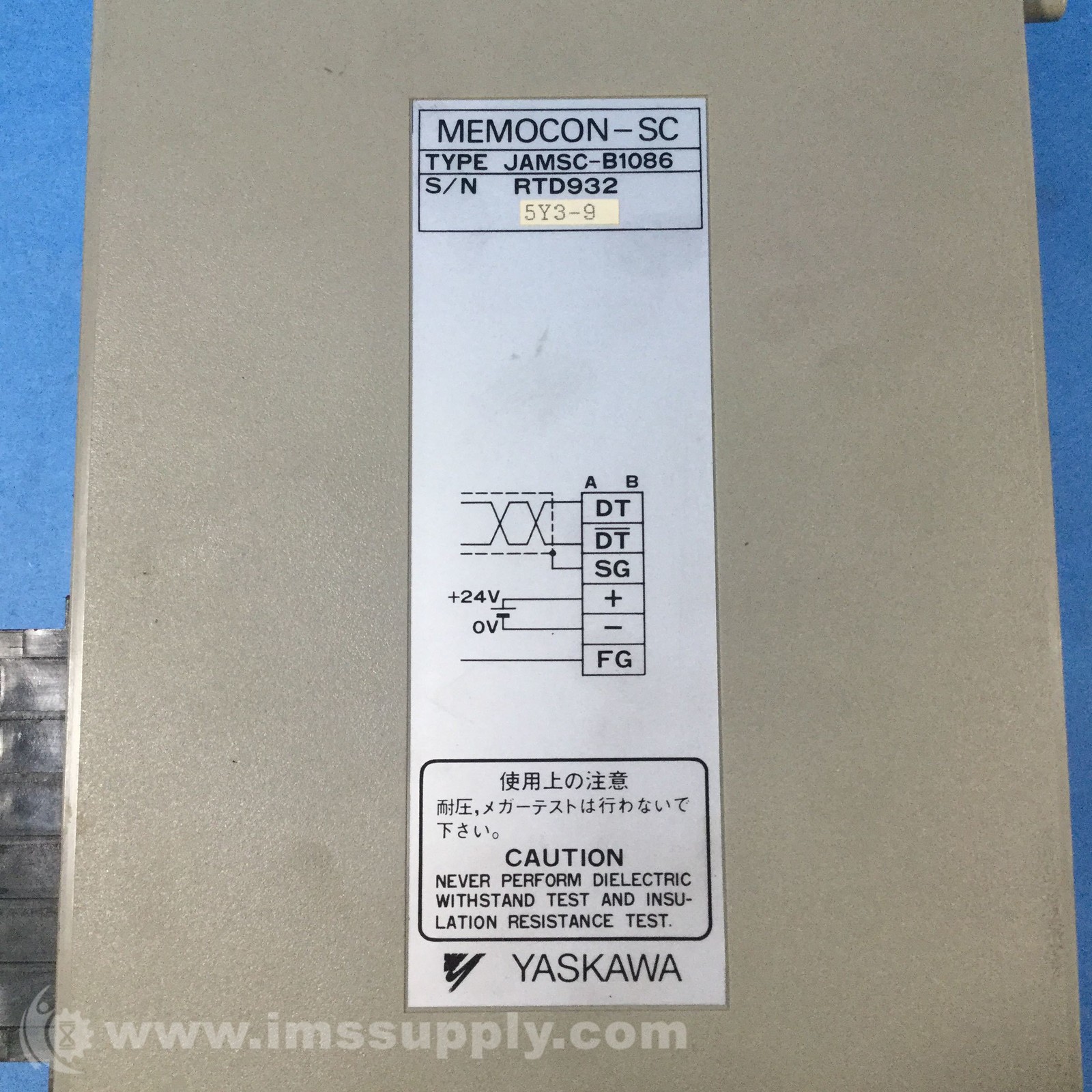 Yaskawa JAMSC-B1086 MEMOCON-SC M. I/F Module USIP
