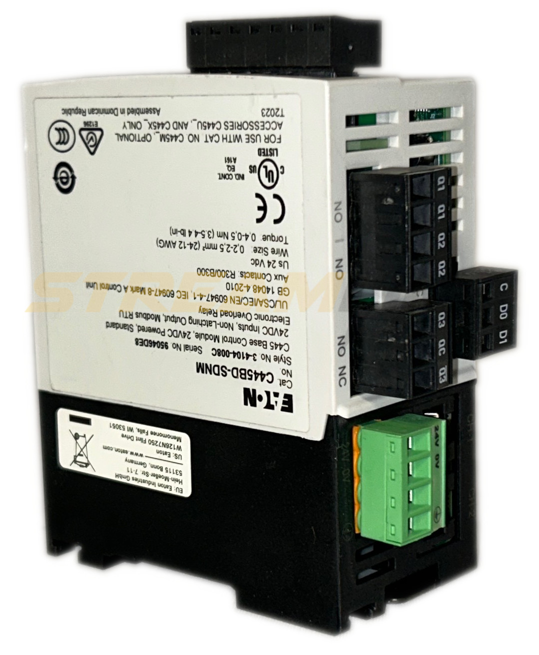 Eaton C445BD-SDNM Power Xpert Intelligent Motor Management Relay, 24VDC, Modbus
