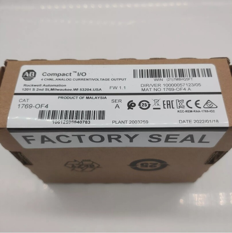 New Sealed 1769-OF4 Series A Analog Output Module Allen Bradley 1769OF4 US