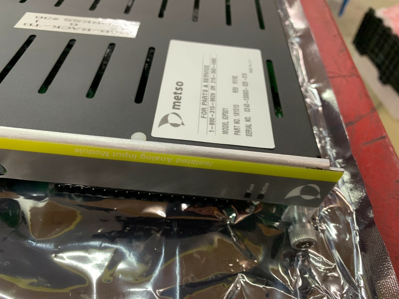 NEW NO BOX METSO ISOLATED ANALOG INPUT MODULE IOP301