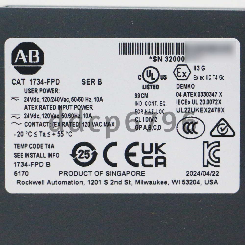 Allen Bradley 1734-FPD POINT I/O Field Distributor Module New Factory Sealed AB