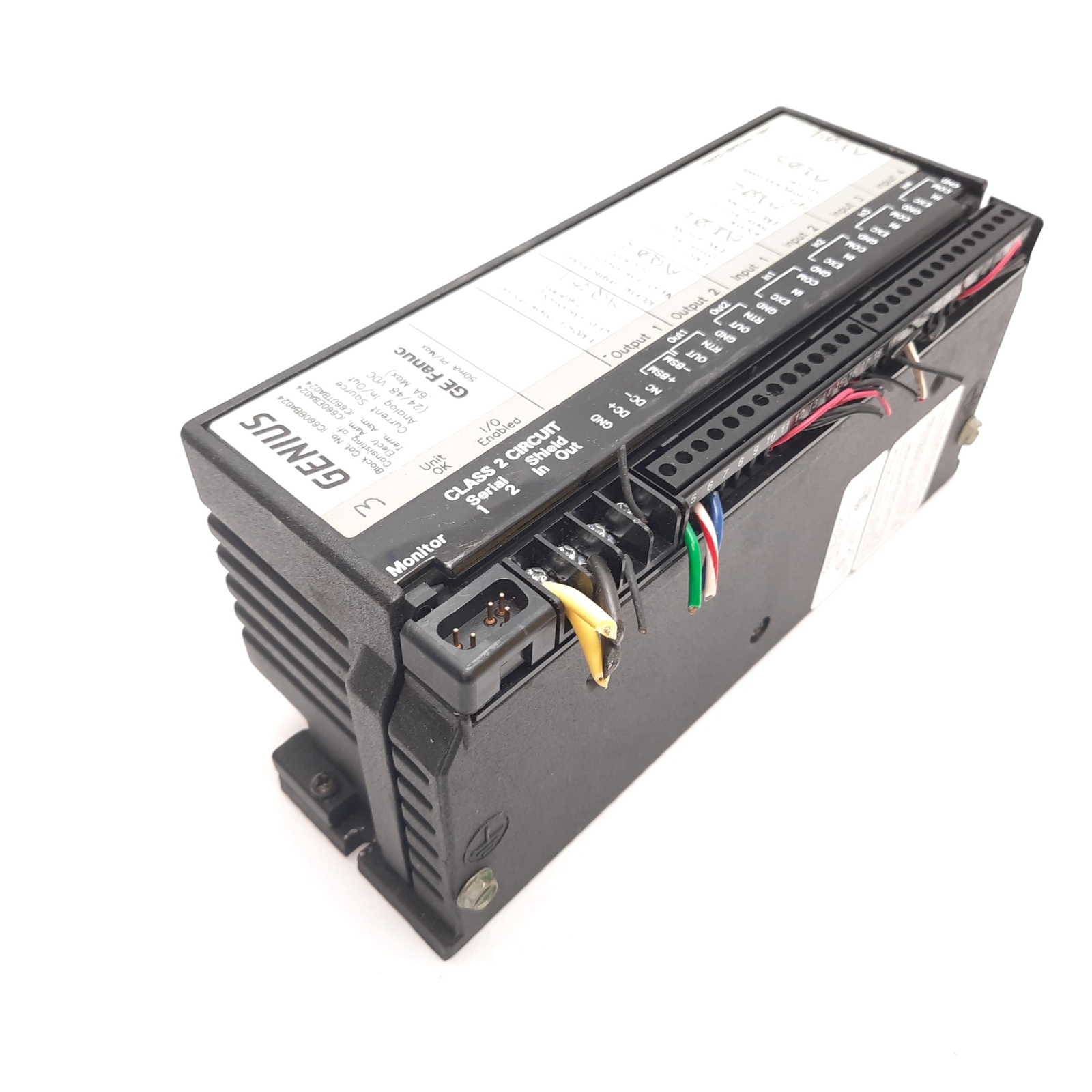 GE Fanuc IC660BBA024 Genius I/O Block, Current Source Analog In/Out, 24/48VDC