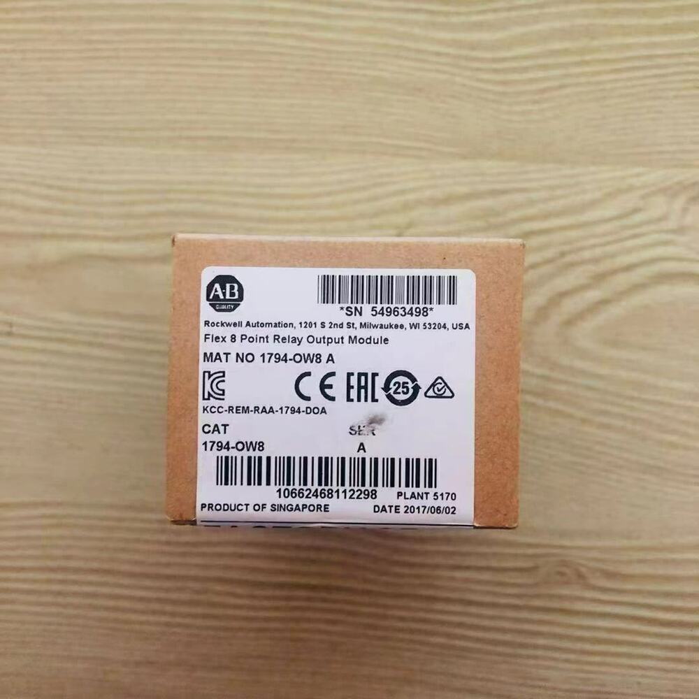 1794-OW8 Allen-Bradley New Sealed AB PLC Output Module 1794-OW8 SER A REE SHIP