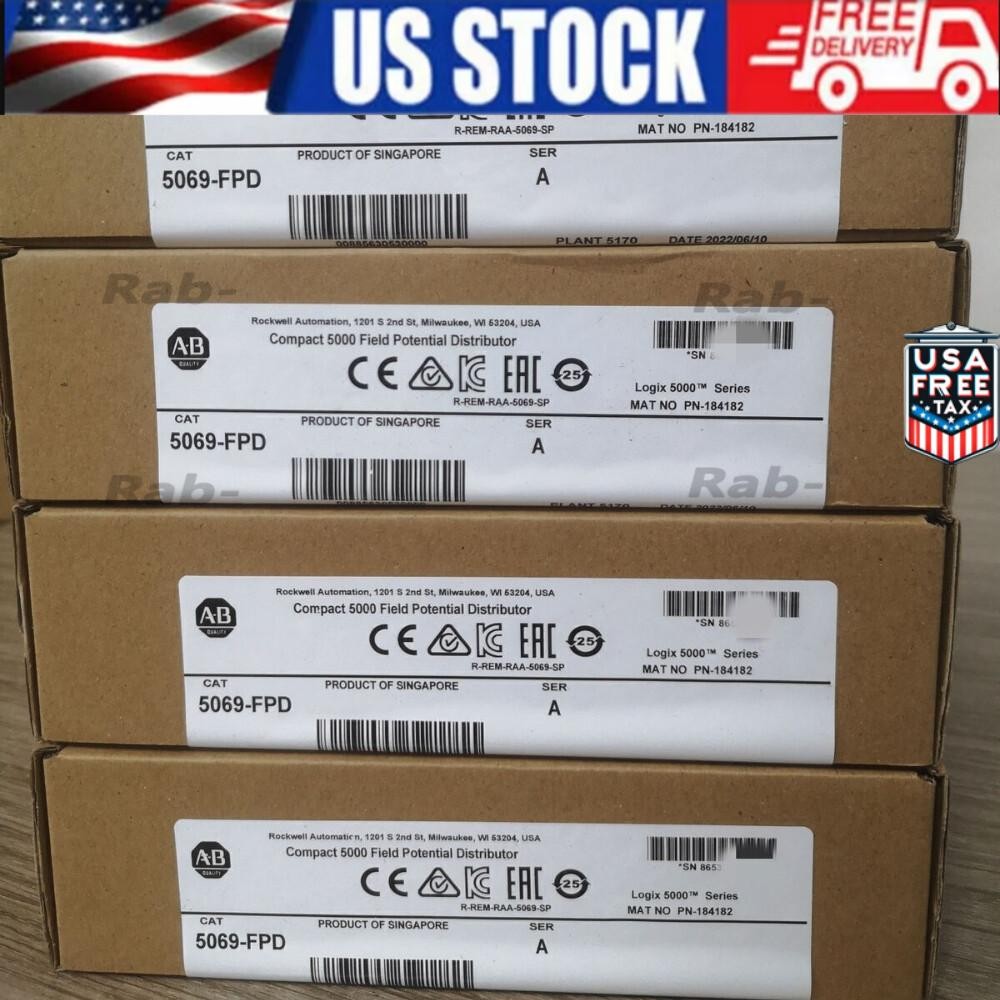 New in Box Factory Sealed AB 5069-FPD Potential Distributor US Free Tax