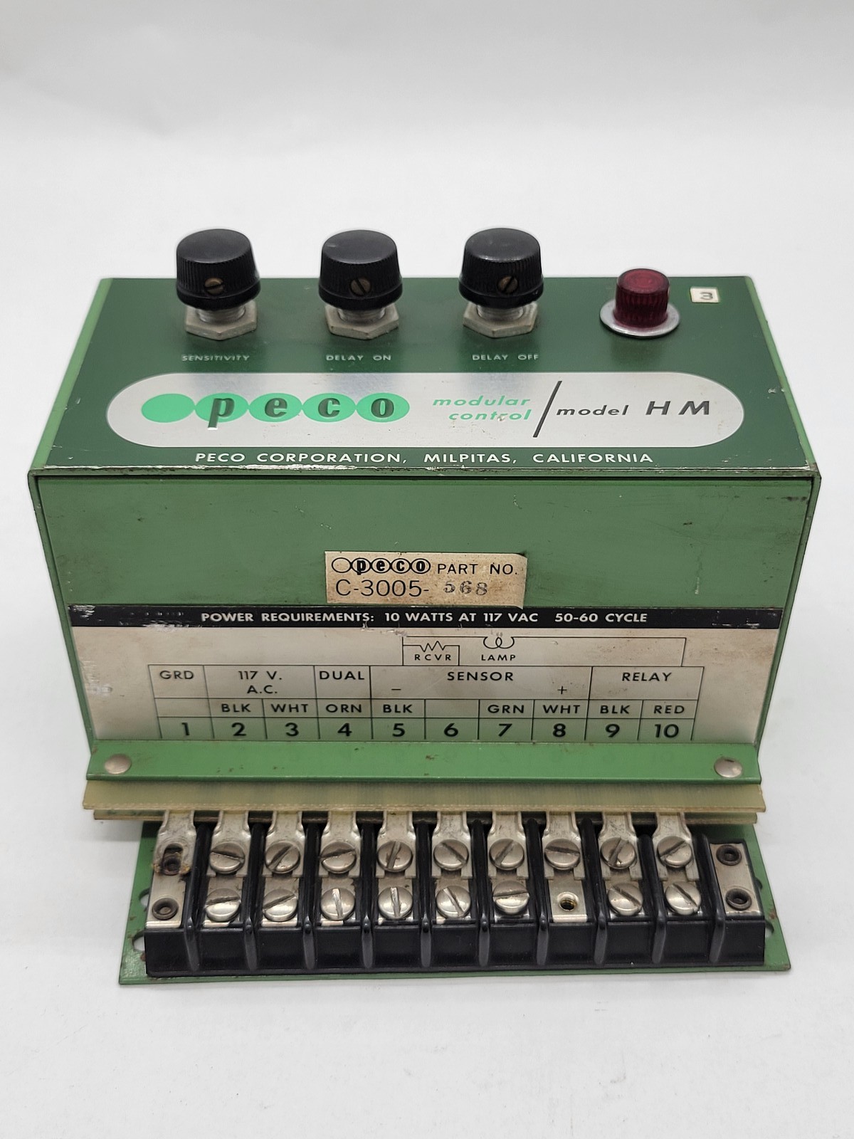 PECO Package Inspection C3005 HM Module On Off Delay PLC