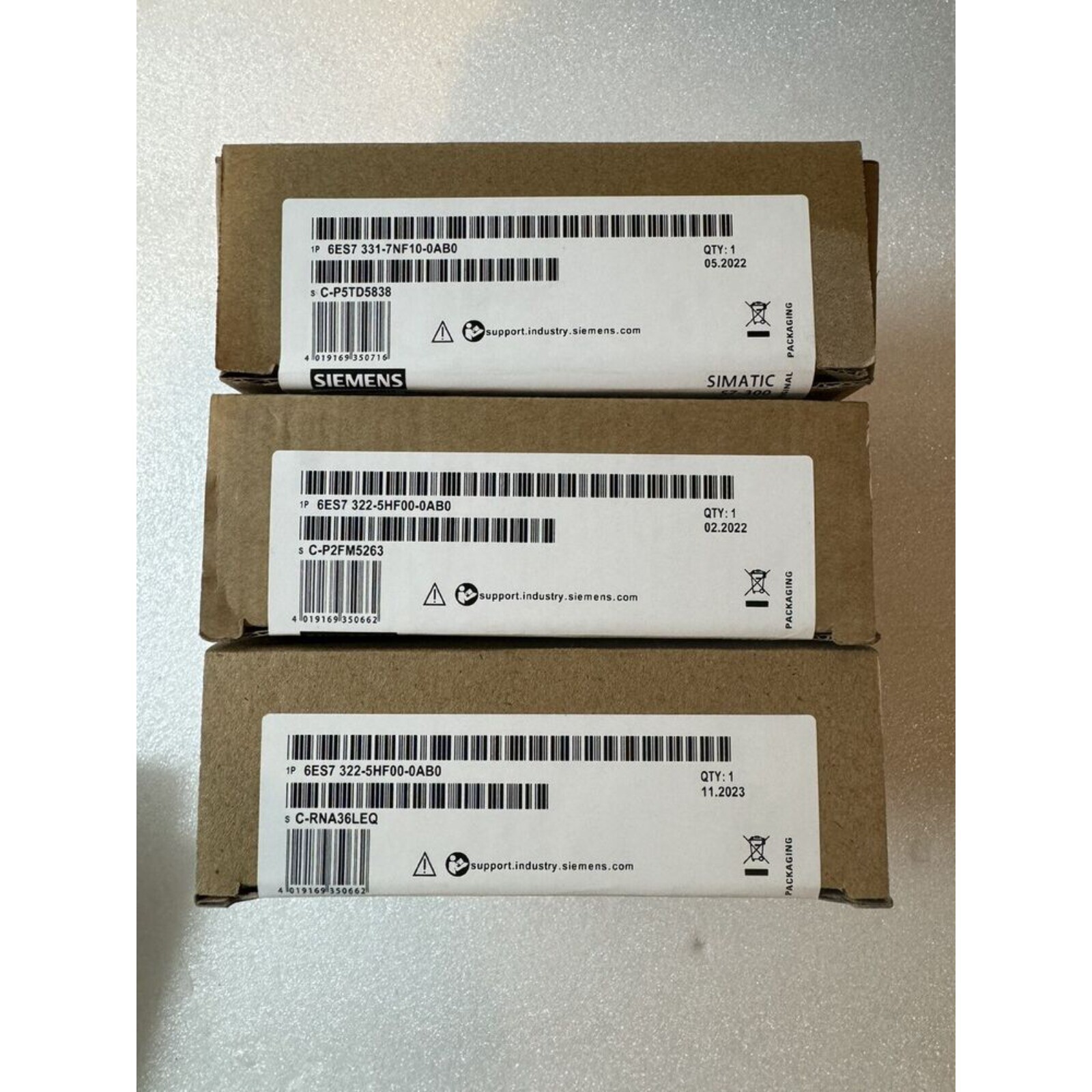 New Siemens 6ES7331-7NF10-0AB0 6ES7 331-7NF10-0AB0 S7-300 Analog input SM 331