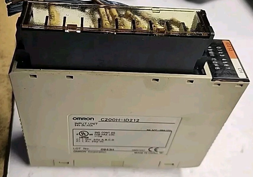 OMRON C200H-ID212 16-Channel 24V DC Input Module PLC – Free Shipping