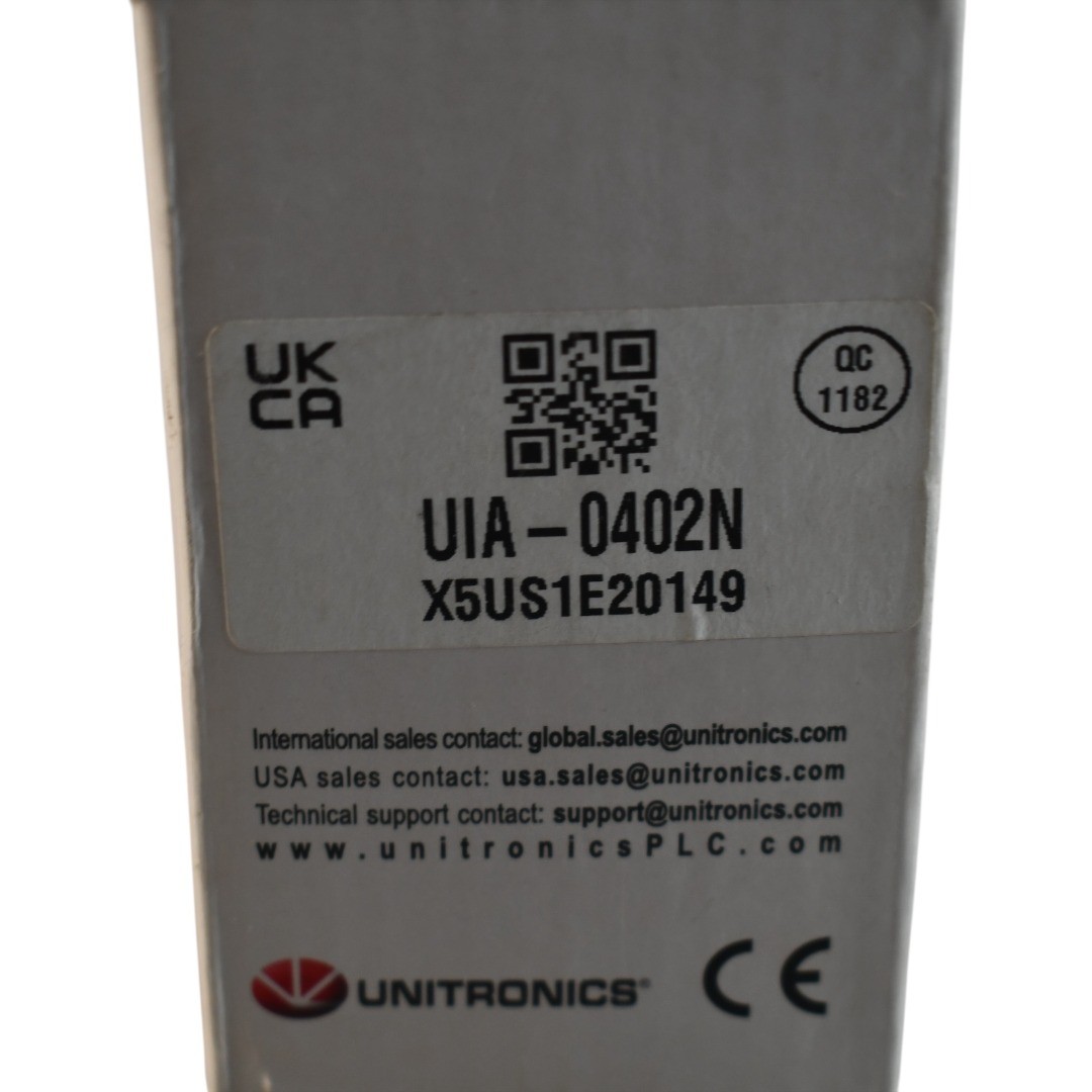 NEW Unitronics UIA-0402N UniStream Analog I/O Module 4 Inputs 2 Outputs 24VDC
