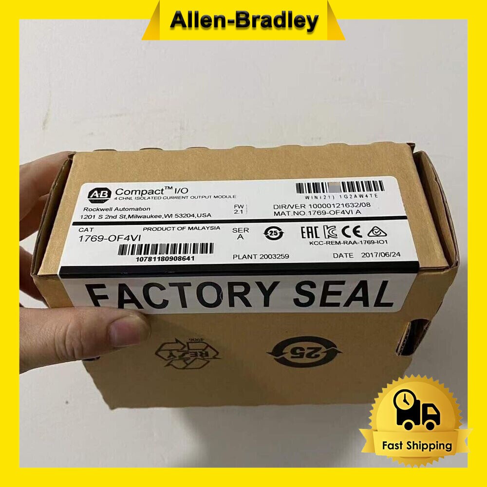 1769-OF4VI AB CompactLogix 4 Pt A/O VoltageModule 1769OF4VI FREE SHIP NEW IN BOX