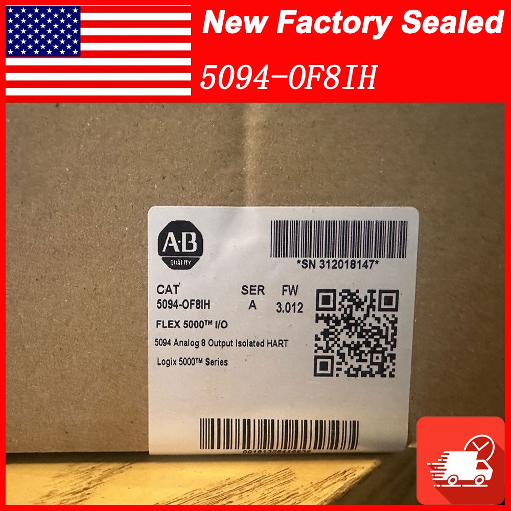 NEW Unopened AB 5094-OF8IH Flex 5000 I/O Analog 8 Output 5094OF8IH