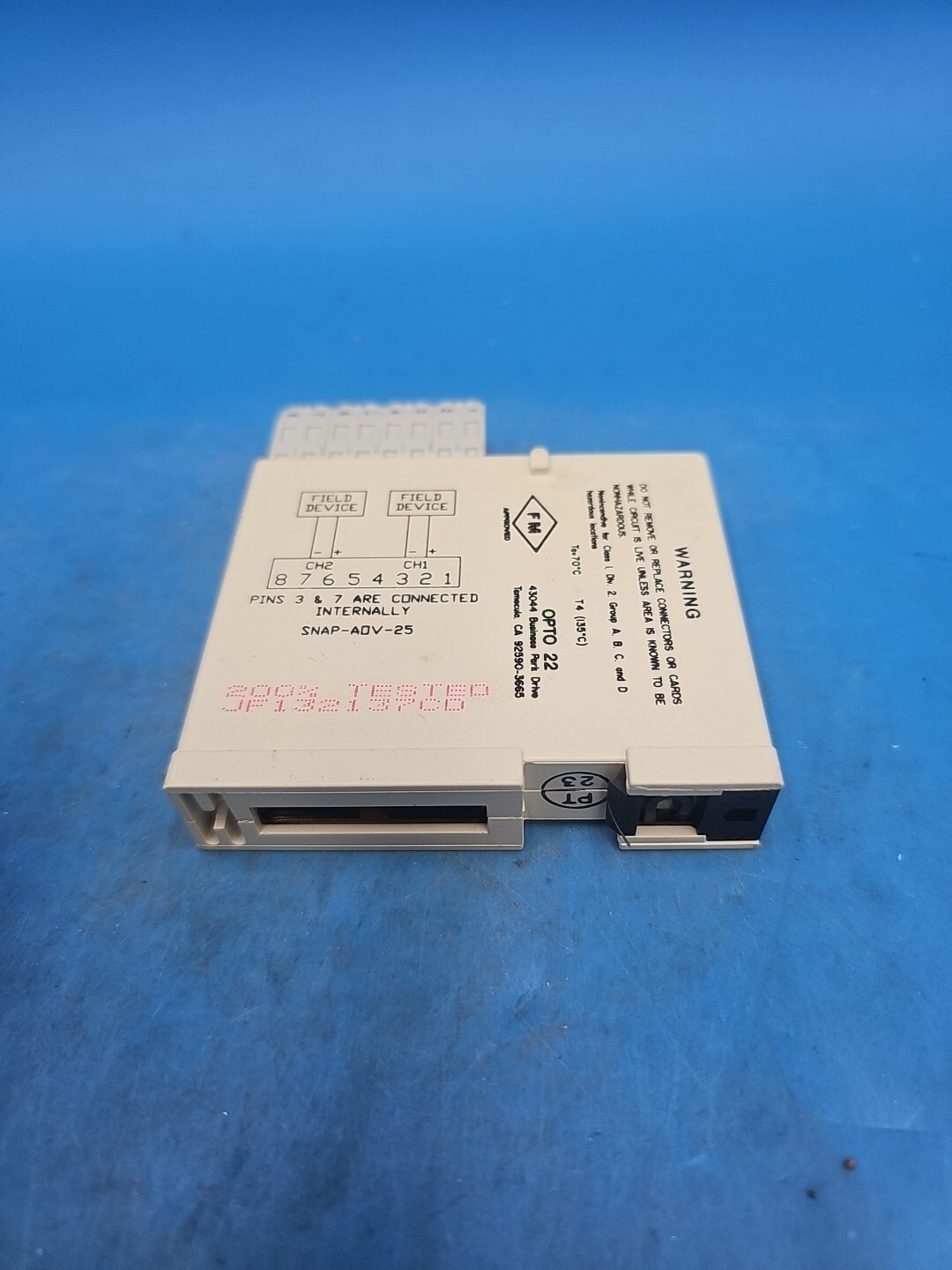 Opto 22 Snap Analog Module, SNAP-AOV-25, Dual Channel Output 0-10 VDC
