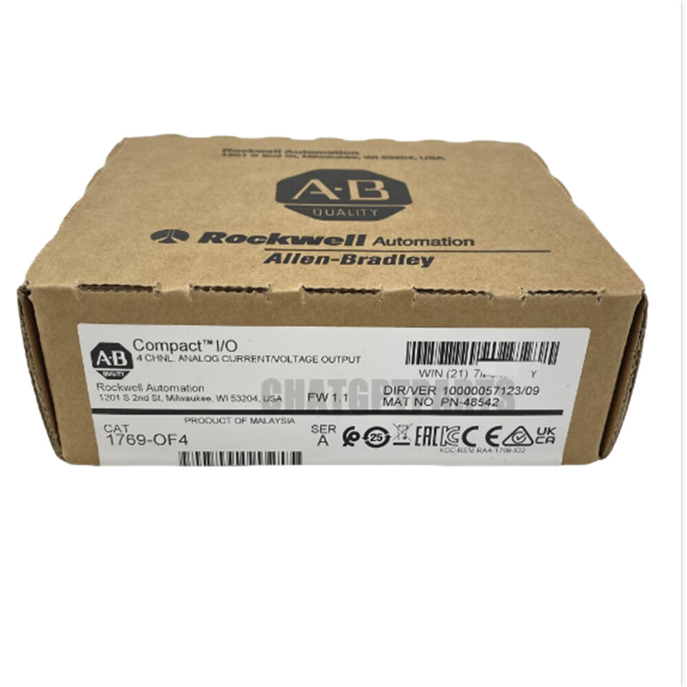New Sealed Allen-Bradley 1769-OF4 CompactLogix Analog Output Module 1769OF4 AB