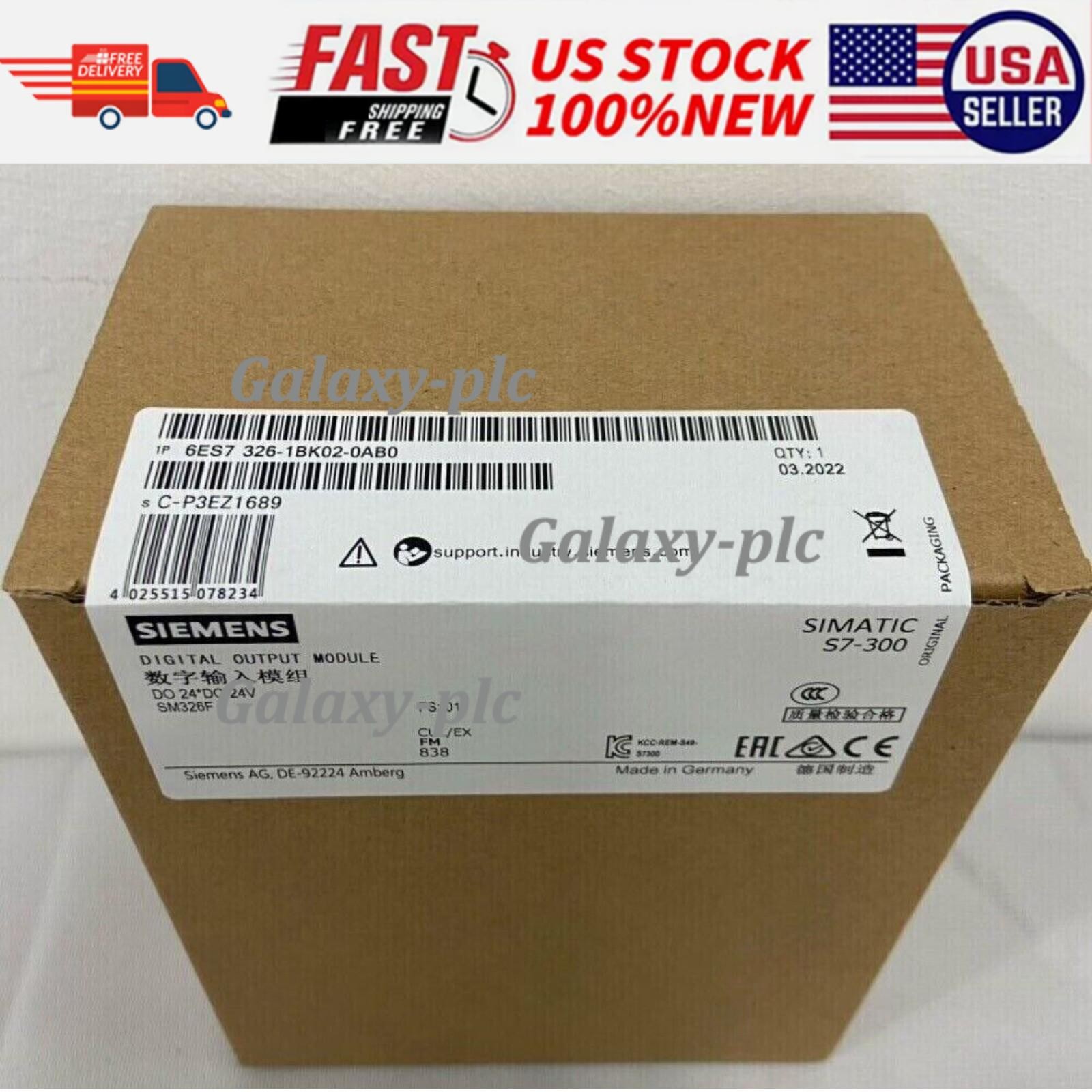 New Siemens SIMATIC Digital input SM 326 6ES7326-1BK02-0AB0 6ES7 326-1BK02-0AB0