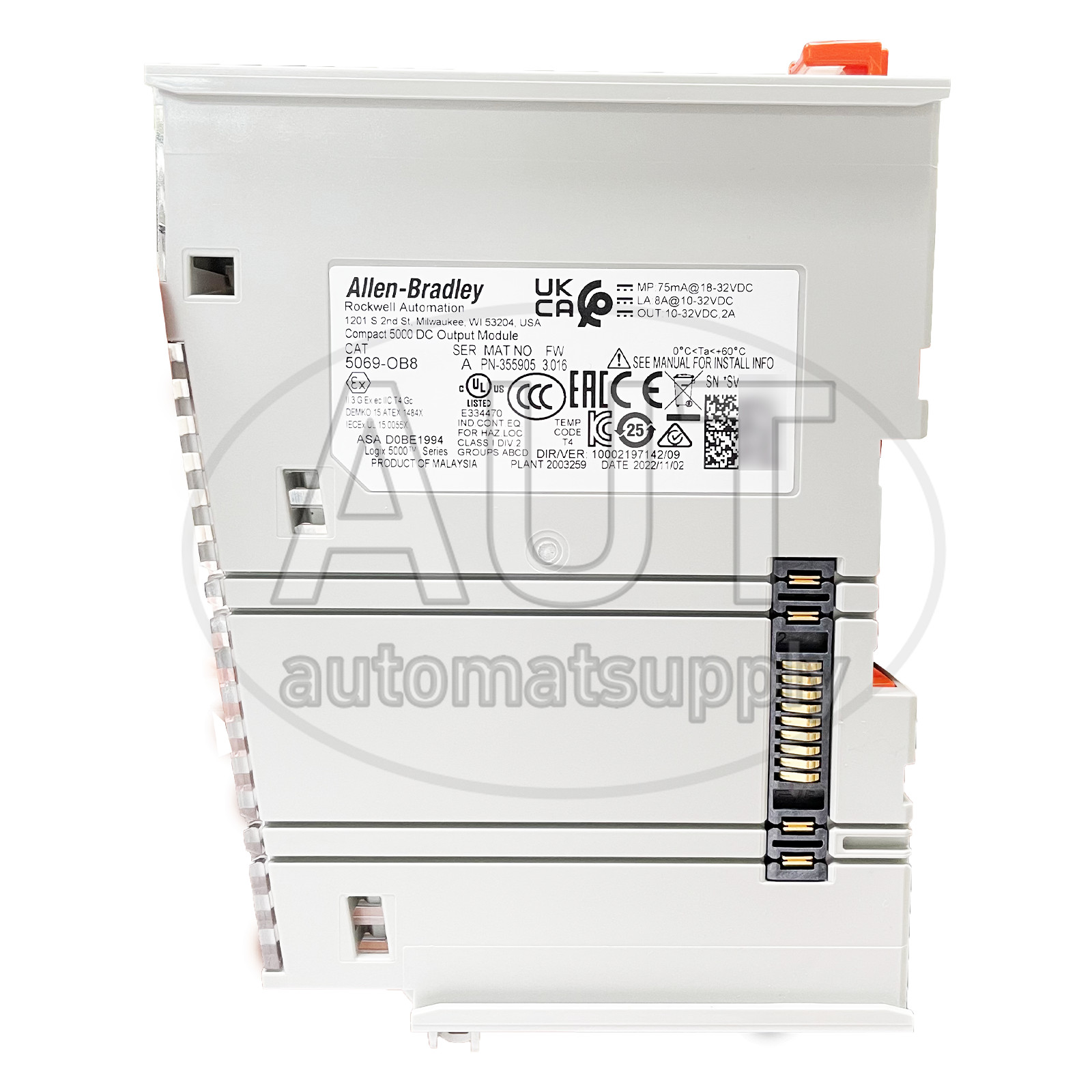 New Allen Bradley 5069-OB8 Compact 5000 DC Output Module