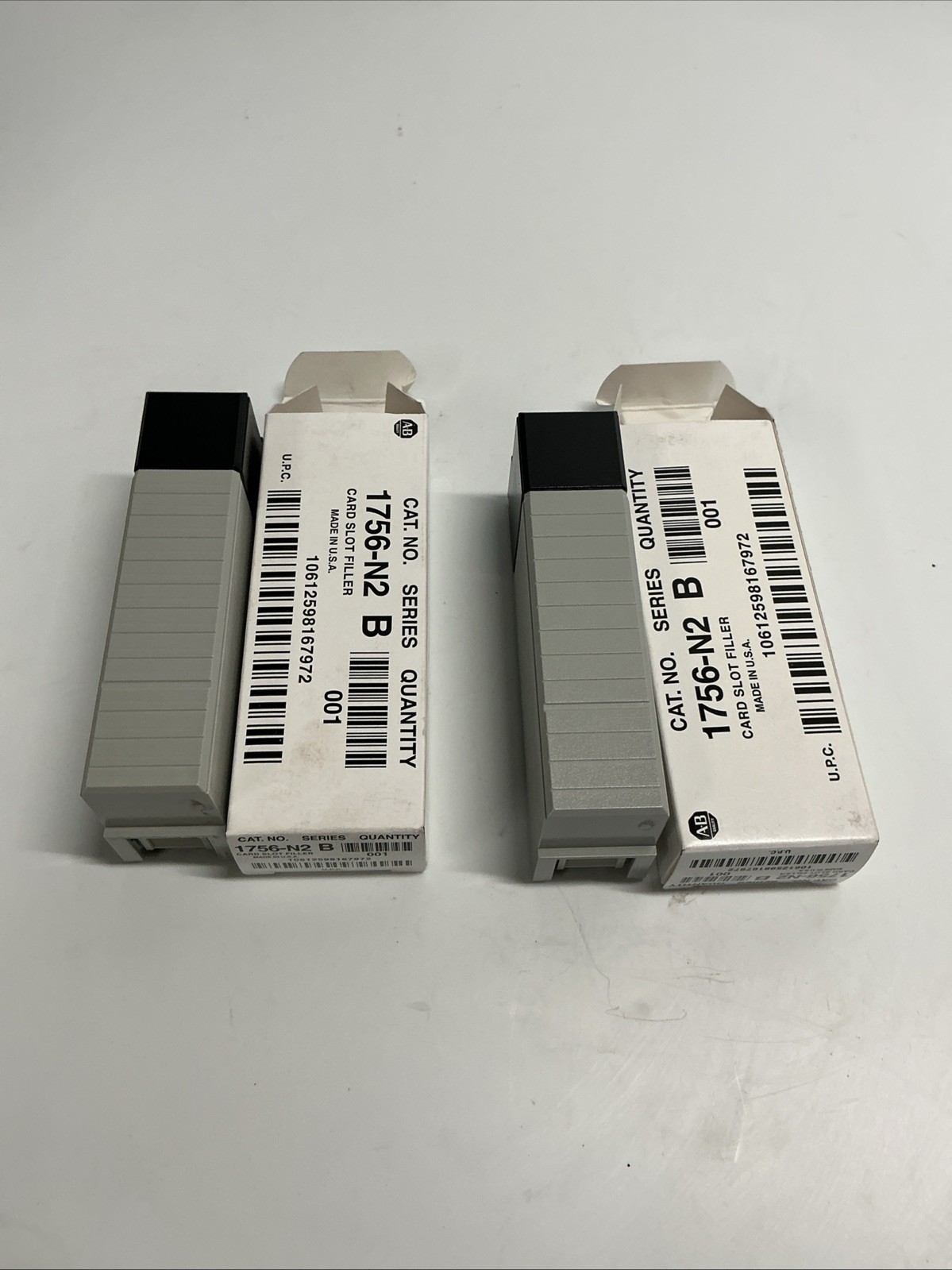 (Lot Of 2) 1756-N2 Allen-Bradley Card Slot Filler AC-340