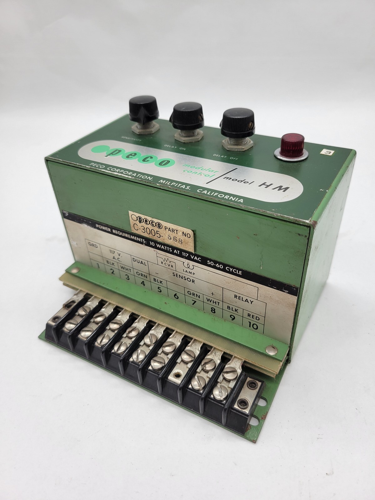 PECO Package Inspection C3005 HM Module On Off Delay PLC