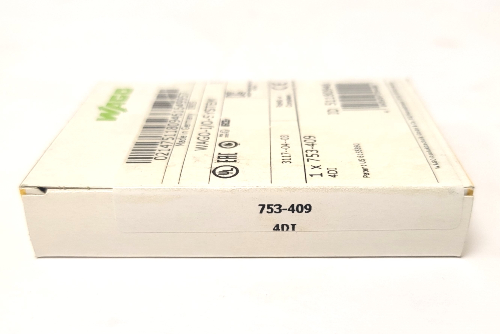 Wago 753-409 4-Channel Digital Input Module 4-Bit, 24VDC, 2x 2-Wire/3-Wire