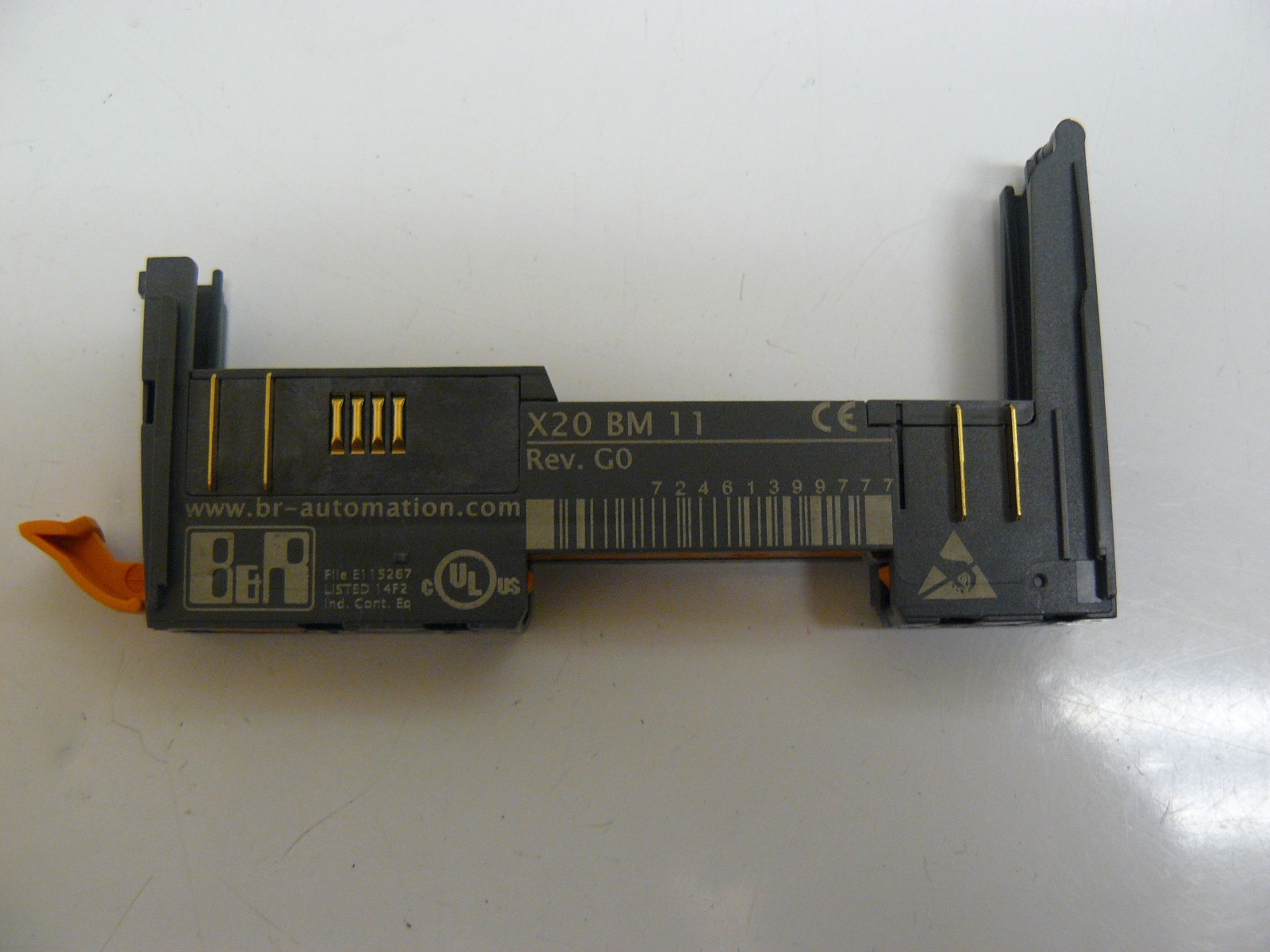 B&R AUTOMATION X20 BM 11 REV G0 BUS MODULE 24V I/O SUPPLY INTERCONNECTED