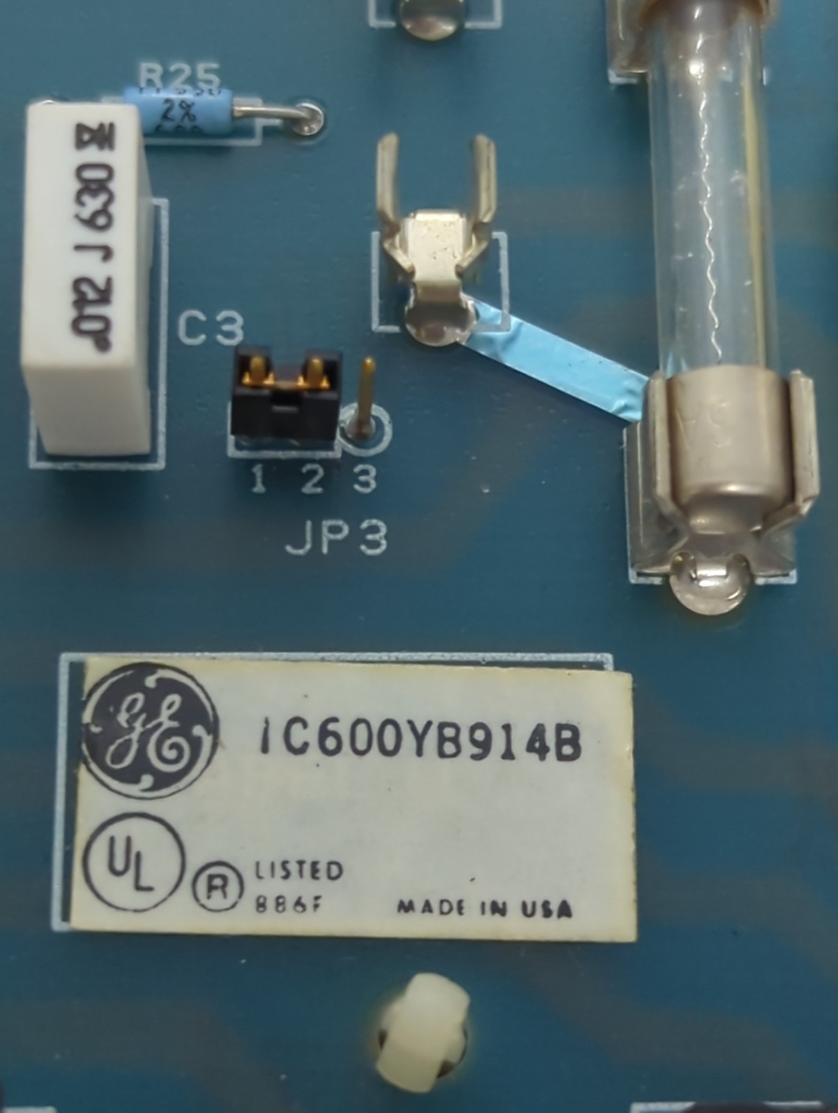 GE FANUC,IC600YB914B,REED RELAY PCB BOARD PRE-OWNED