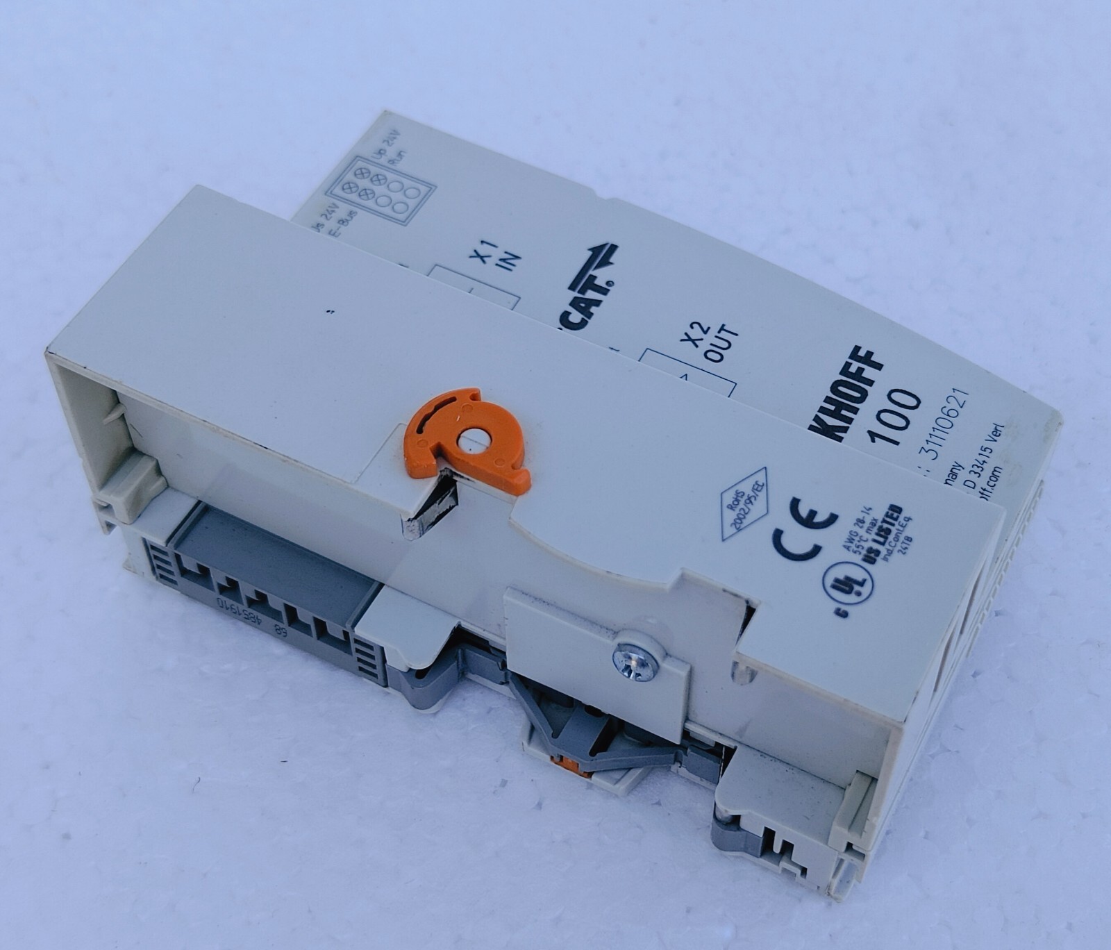 BECKHOFF EK1100 EtherCAT Coupler 2-Channel Ethernet Interface Terminal Module #2