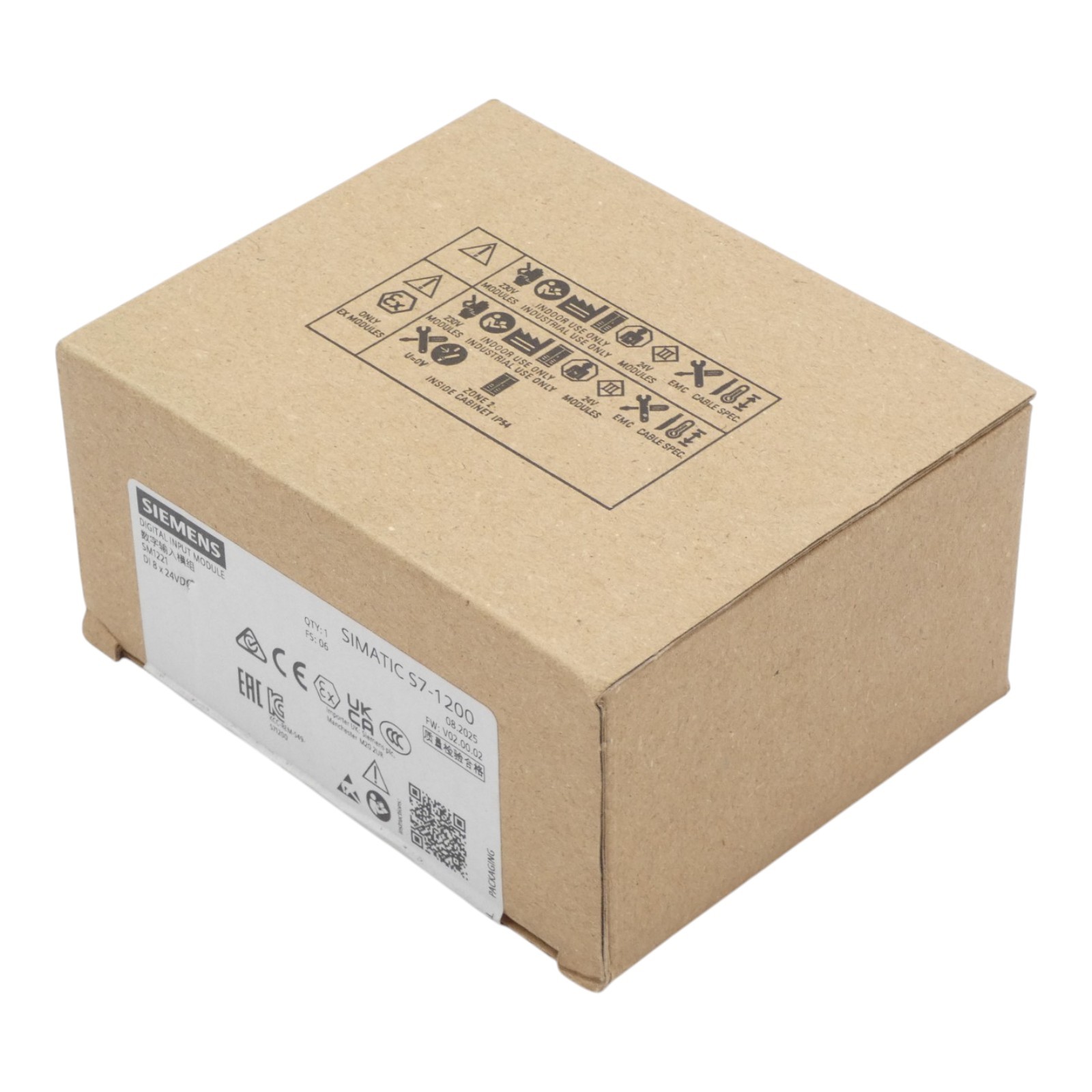 Siemens SIMATIC 6ES7221-1BF32-0XB0 FS:06 V02.00.02 Digital Input -sealed-