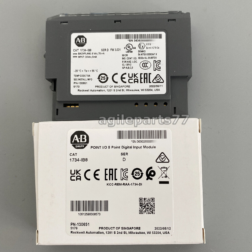 Used AB 1734-IB8 Allen-Bradley 8 Point Digital Input Module New Sealed US Stock
