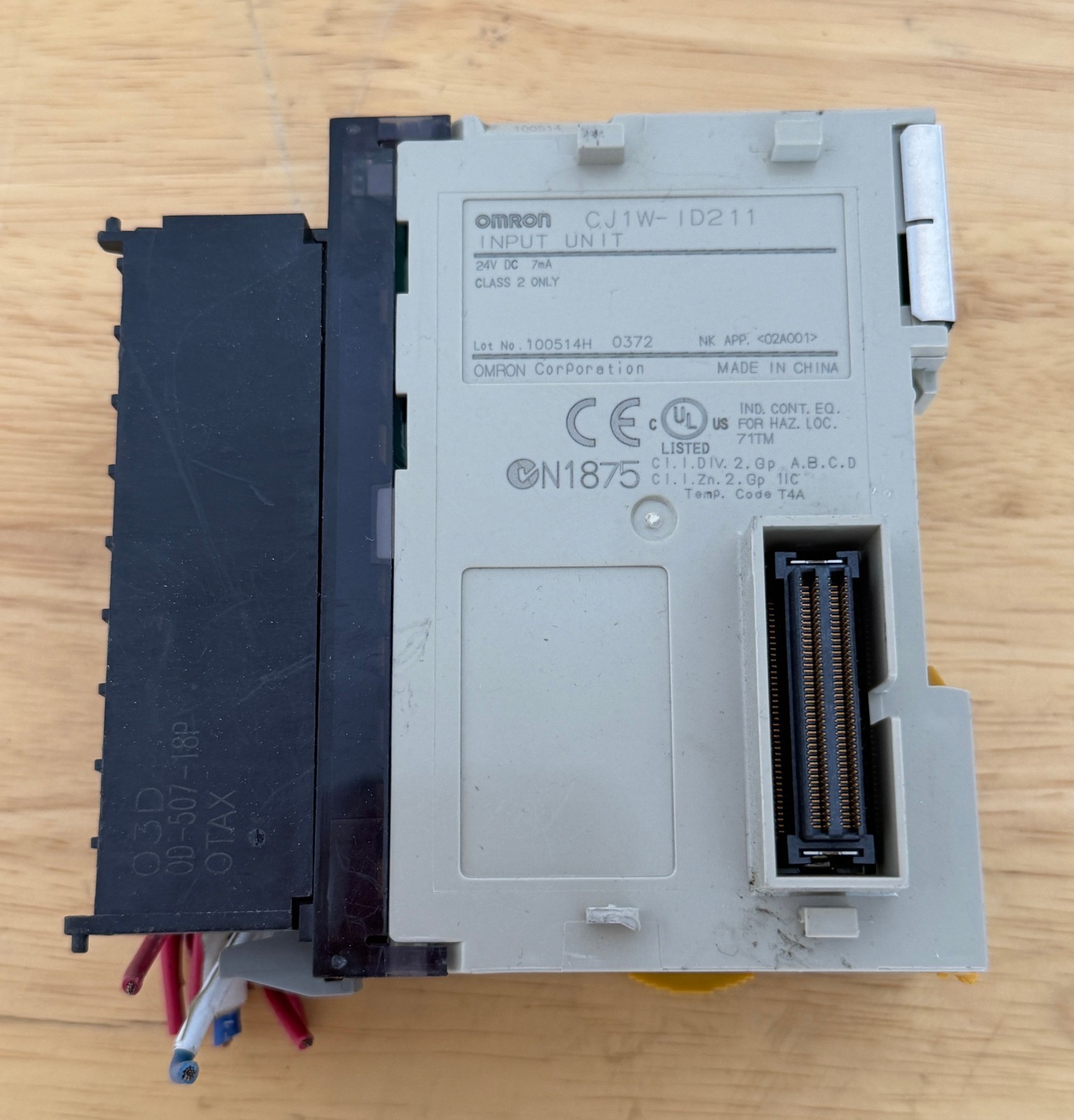 Omron CJ1W-ID211 DC Input Unit 16-Point 24VDC PLC Module